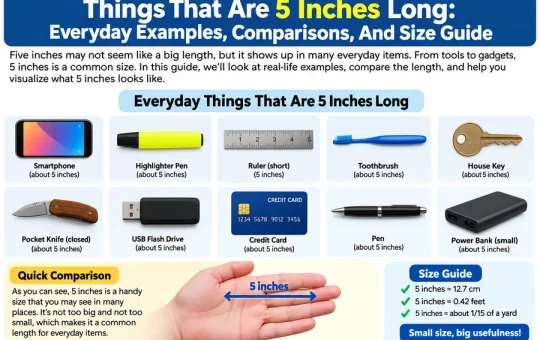 Things That Are 5 Inches Long