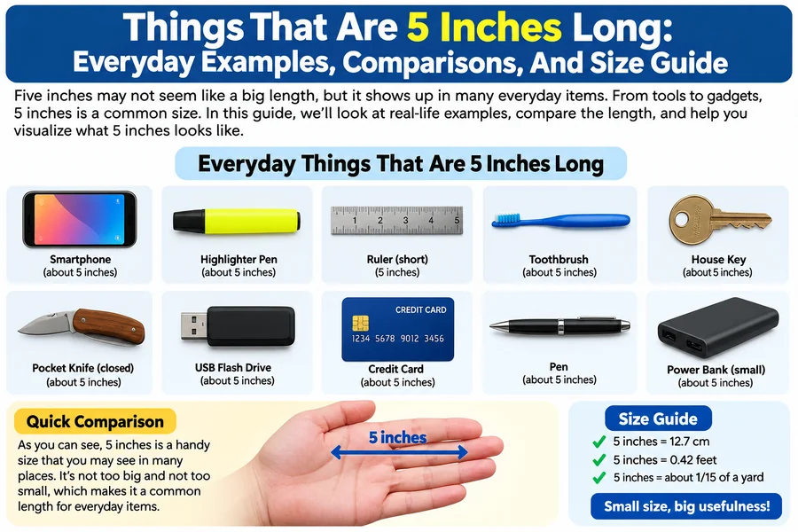 Things That Are 5 Inches Long